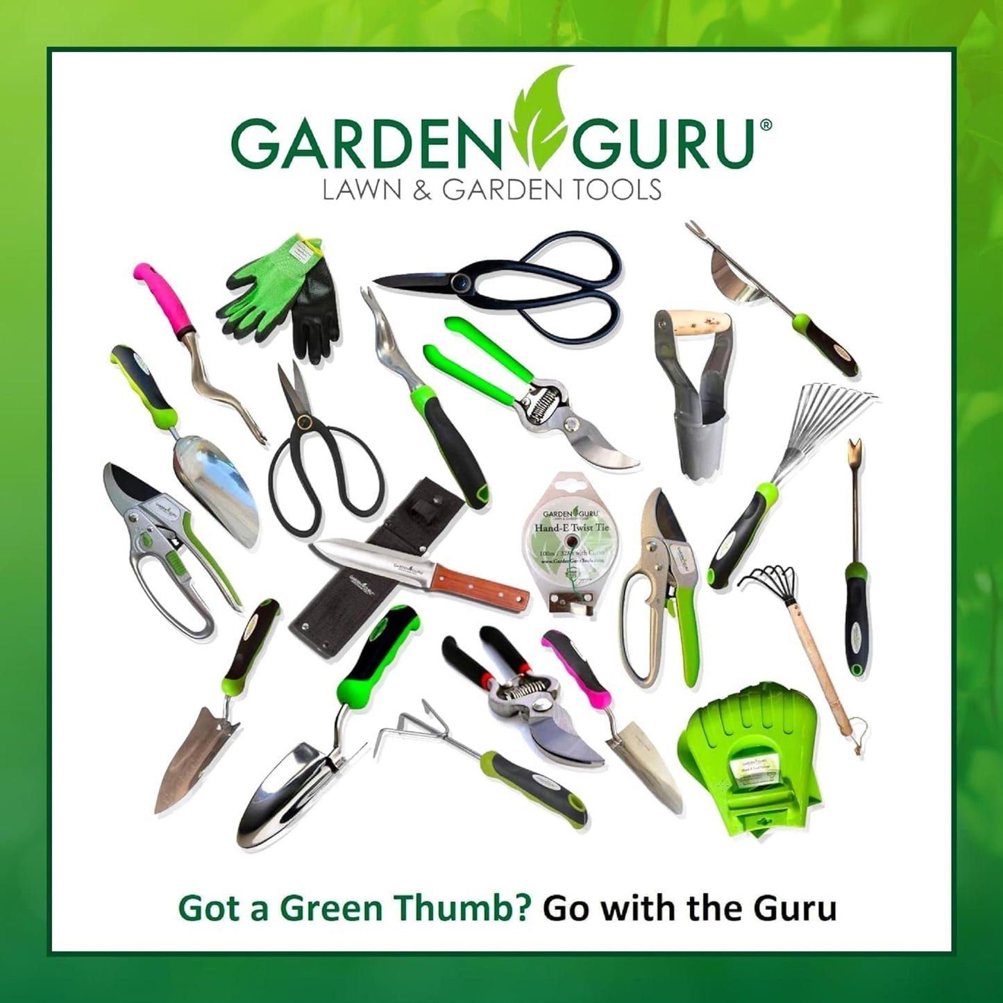 Ergo Garden Snips Clippers (Curved Blade)