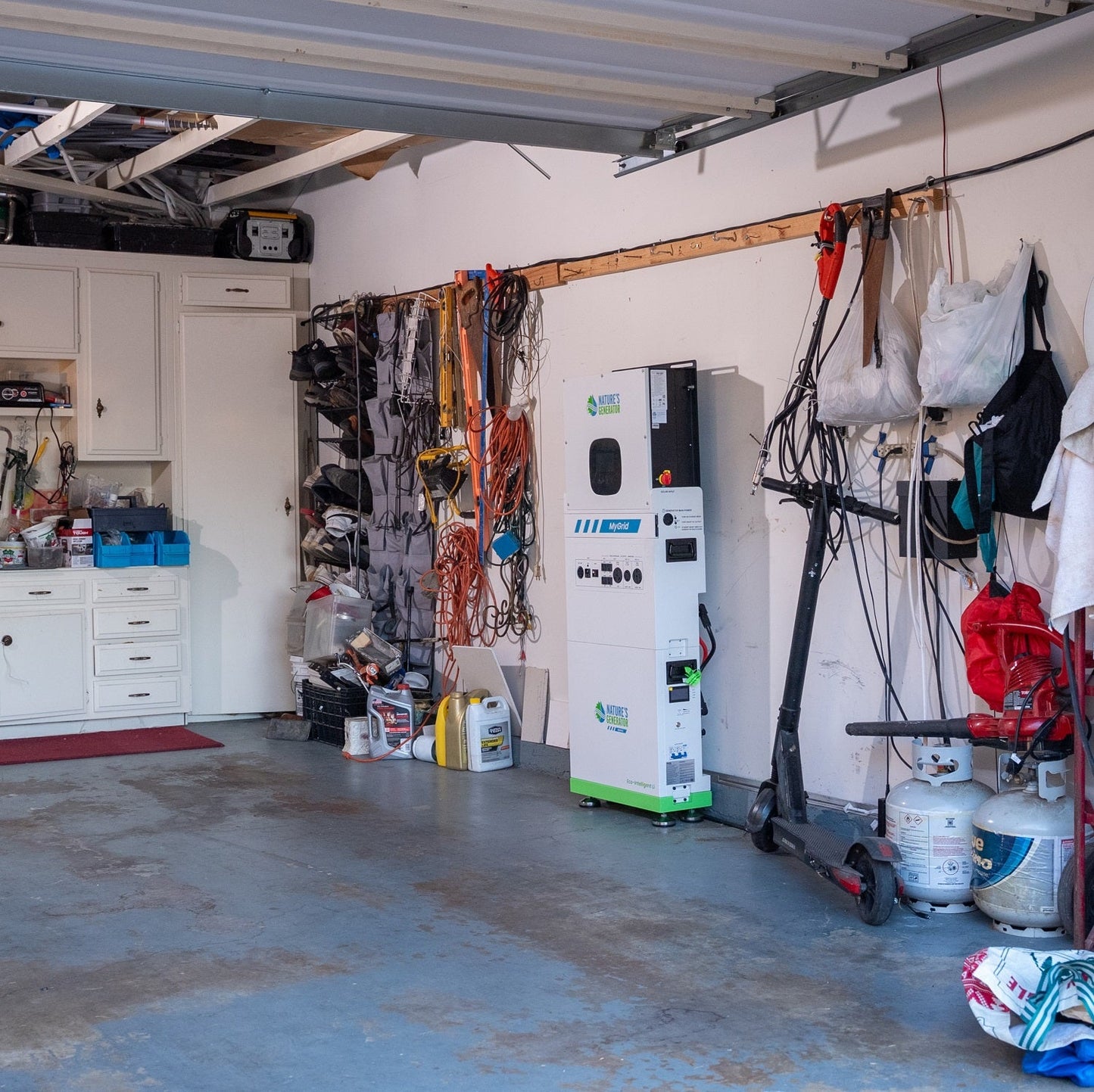 MyGrid 10K with Transfer Switch for House Battery Backup