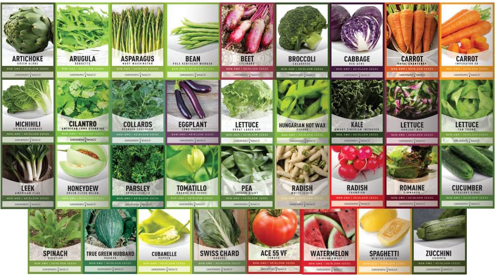 Ultimate Survival Seed Kit: 140 Varieties for Self-Sufficient Gardens & Food Storage